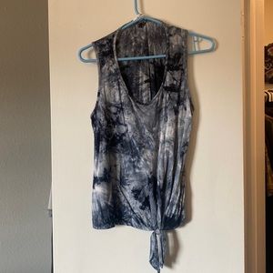 Indigo tie dye tank size L